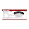 Nuvo 18W Flush Mount Twist & Lock Fixture, LED 12 in. Matte Black Finish Frosted Glass 62/687 - alternate 6